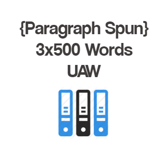 UAW 500+ Words Spun Article