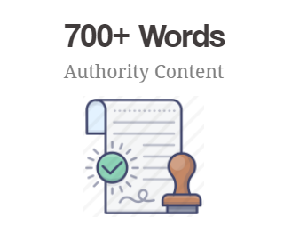 700+ Words Authority Content